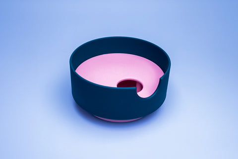 Ant-proof pet bowl "Salmon Sushi". Edition 2.0